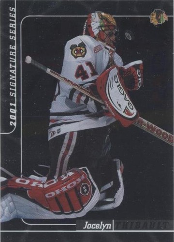2000-01 In the Game Be A Player Signature Series - Jocelyn Thibault #189