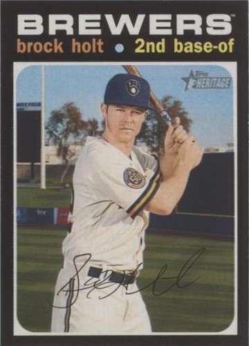 2020 Topps Heritage High Number - Brock Holt #509