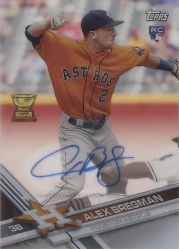 2017 Topps Clearly Authentic Autographs - Alex Bregman #CAAU-ABR
