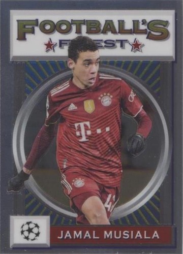 2022-23 Topps Finest UCL Bayern Munich Jamal Musiala Gold