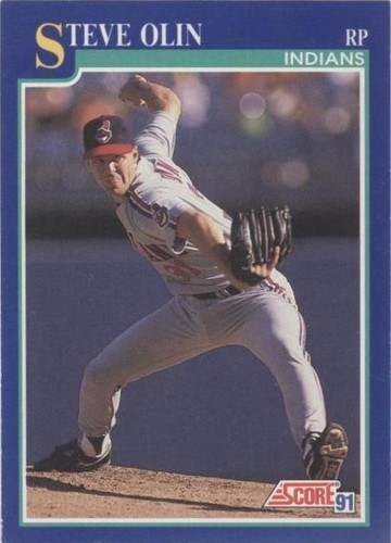 1991 Score - Steve Olin #496
