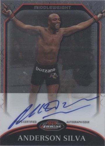 2011 Topps Finest UFC - Anderson Silva #A-AS