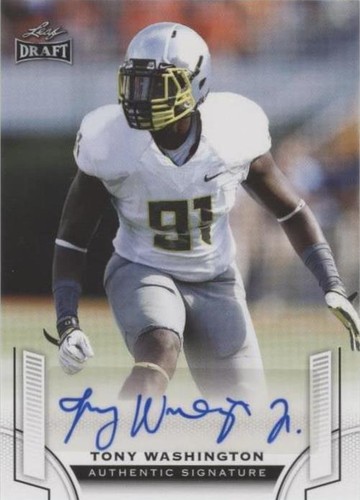 2015 Leaf Draft Tony Washington #BA-TW1