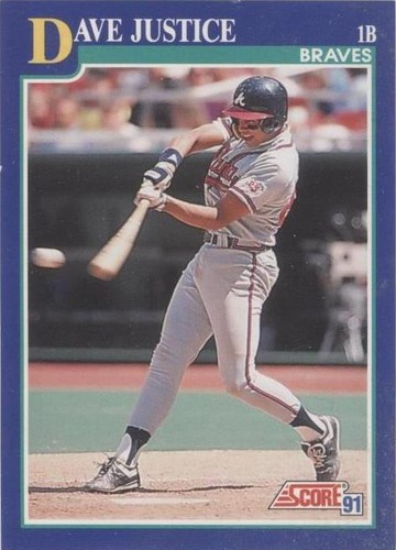 1991 Score - David Justice #55