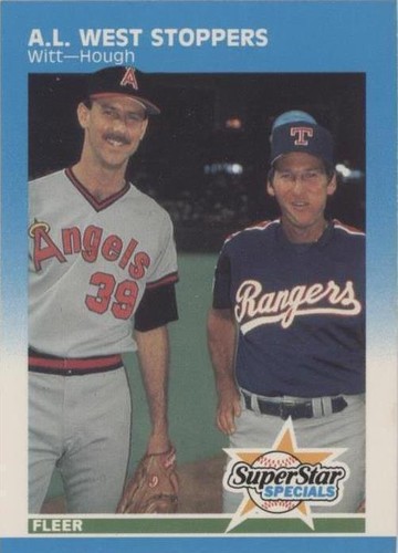 1987 Fleer - Charlie Hough Mike Witt #641