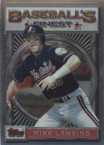 1993 Topps Finest - Mike Lansing #186