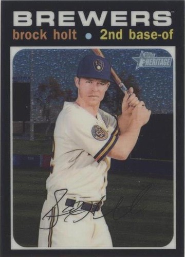 2020 Topps Heritage High Number - Brock Holt #THC-509