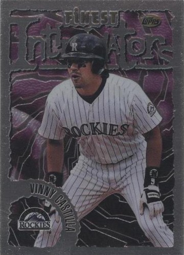 1996 Topps Finest - Vinny Castilla #99