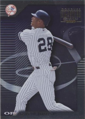 2001 Donruss Signature Series - David Justice #106