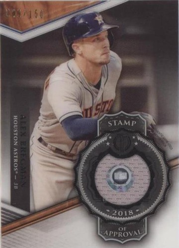 2018 Topps Tribute - Alex Bregman #SOA-ABR