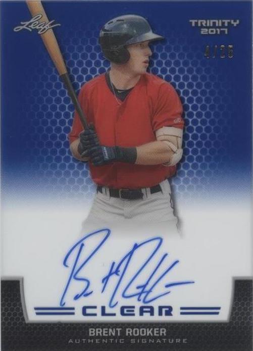 2017 Leaf Trinity - Brent Rooker #CA-BR1
