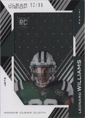 2015 Panini Clear Vision Leonard Williams #RCC-LW