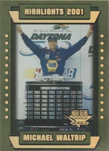 2002 Wheels High Gear - Michael Waltrip #F60