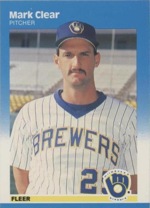 1987 Fleer - Mark Clear #341