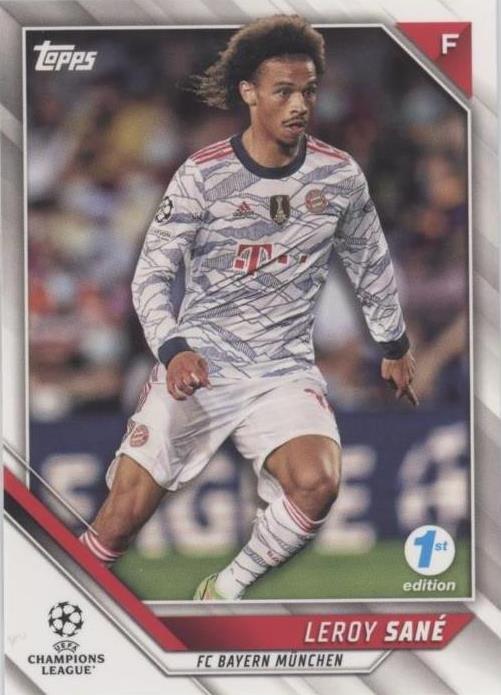 2021-22 Topps UCL Collection 1st Edition Leroy Sané #170