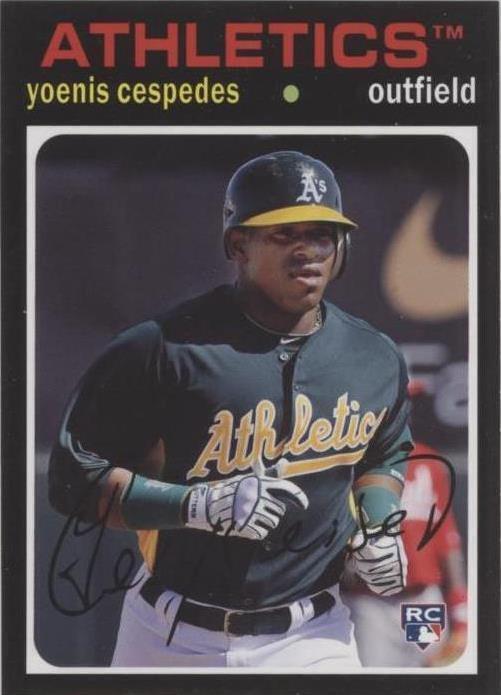 2012 Topps Archives - Yoenis Cespedes #95