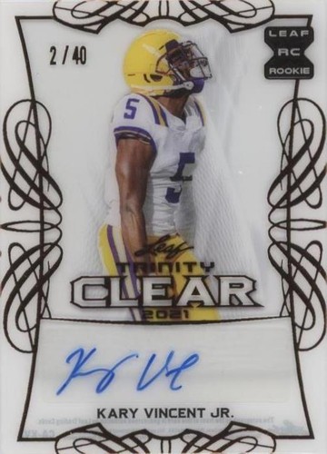 2021 Leaf Trinity Kary Vincent Jr. #CA-KVJ