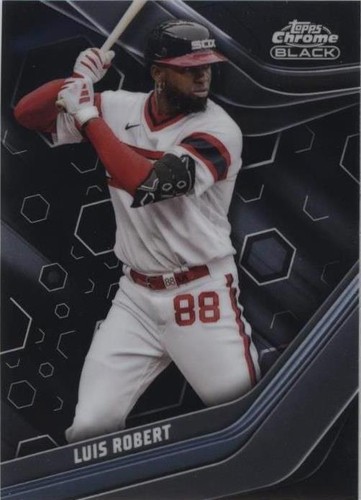 2025 Topps Chrome Black Luis Robert Jr. Hit the Lights SSP