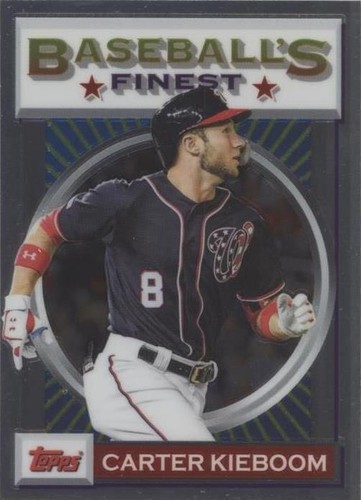 2020 Topps Finest Flashbacks - Carter Kieboom #135