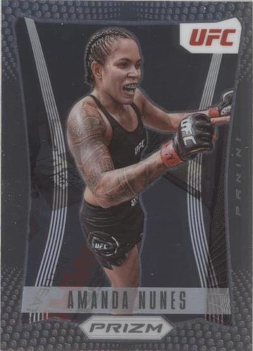Amanda Nunes 2021 Panini Prizm UFC Champion Signatures Auto