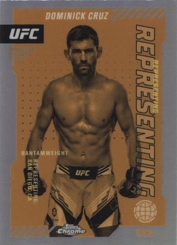 2024 Topps Chrome UFC - Dominick Cruz #REP-8