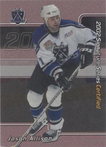 2001-02 In the Game Be A Player Signature Series - Jason Allison #C-15