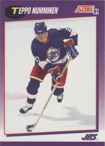 1991-92 Score American - Teppo Numminen #101