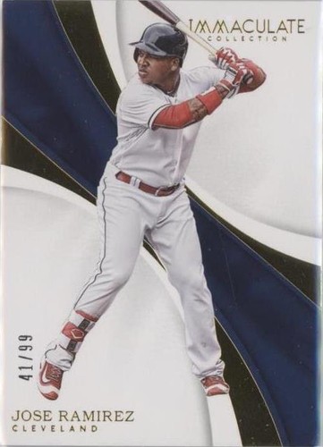 2017 Panini Immaculate Collection - Jose Ramirez #51