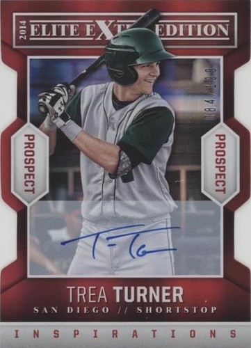 2014 Panini Elite Extra Edition - Trea Turner #13