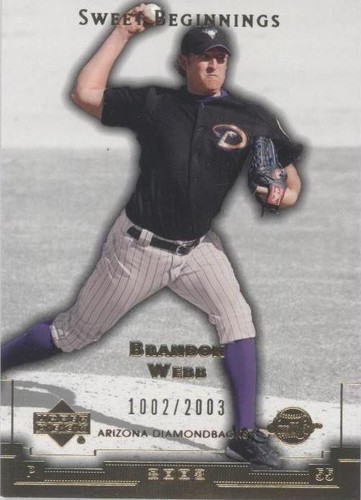 2003 Upper Deck Sweet Spot - Brandon Webb #151
