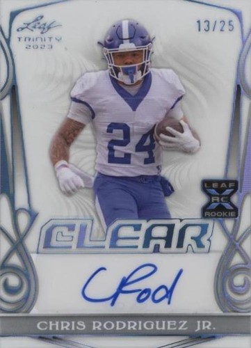 2023 Leaf Trinity Chris Rodriguez Jr. #CA-CRJ