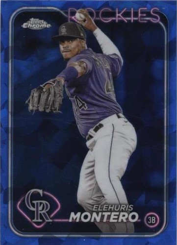 2024 Topps Chrome Sapphire Edition - Elehuris Montero #341