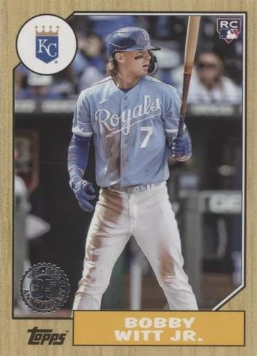 2022 Topps Update Series - Bobby Witt Jr. #87TBU-7