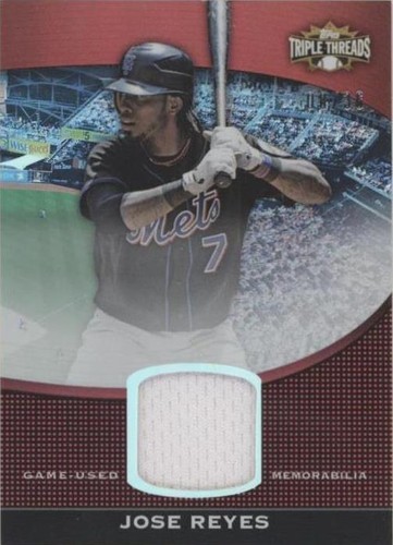 2011 Topps Triple Threads - Jose Reyes #TTUSR-134