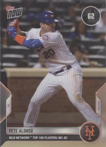 2022 Topps Now MLB Network Top 100 Players - Pete Alonso #T-62