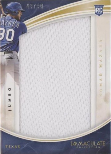 2016 Panini Immaculate Collection - Nomar Mazara #IJ-NM