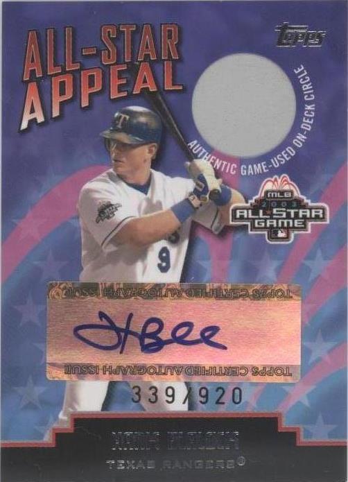 2004 Topps Clubhouse Collection - Hank Blalock #ASODA-HB