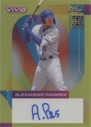 2022 Leaf Vivid - Alexander Ramirez #BA-AR1
