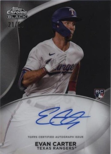 2024 Topps Chrome Black - Evan Carter #CPA-EC