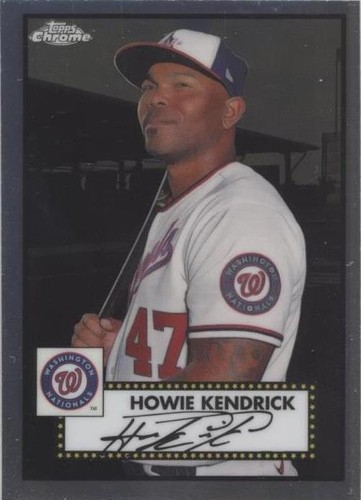 2021 Topps Chrome Platinum Anniversary - Howie Kendrick #351