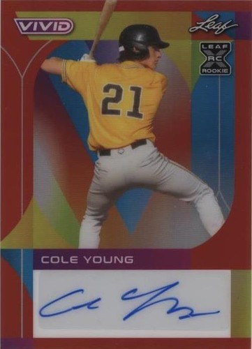 2022 Leaf Vivid - Cole Young #BA-CY1