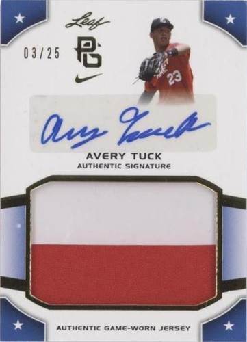 2015 Leaf Perfect Game National Showcase - Avery Tuck #JA-AT1