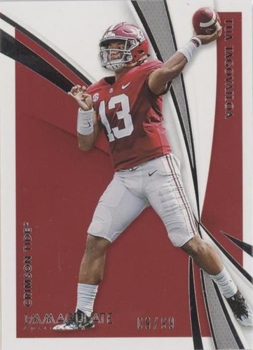 2021 Panini Immaculate Collection Collegiate Tua Tagovailoa #14