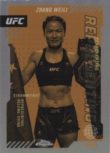 2024 Topps Chrome UFC - Zhang Weili #REP-2