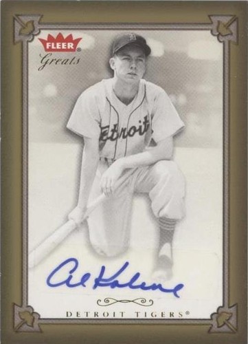 2004 Fleer Greats of the Game - Al Kaline #GBA-AK