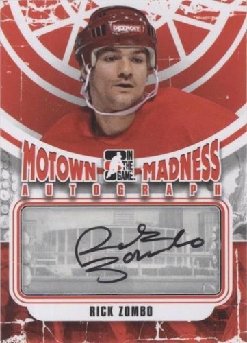 2012-13 In the Game Motown Madness - Rick Zombo #A-RZ
