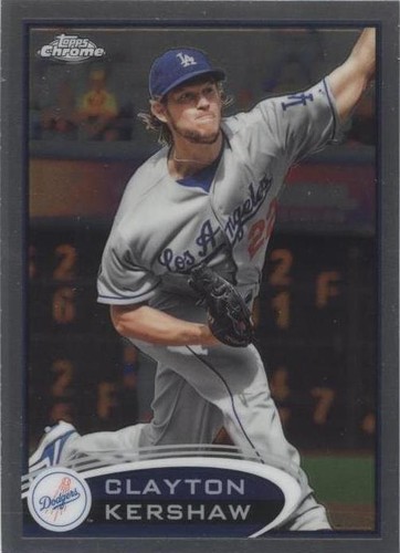 2012 Topps Chrome - Clayton Kershaw #112
