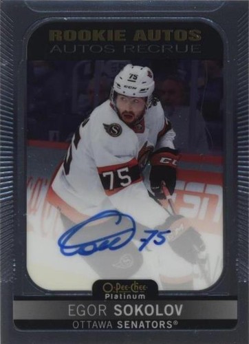 2021-22 O-Pee-Chee Platinum - Egor Sokolov #R-ES