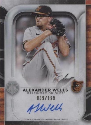 2022 Topps Tribute - Alex Wells #TA-AWE