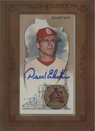 2023 Topps Allen & Ginter - David Eckstein #MA-DEC